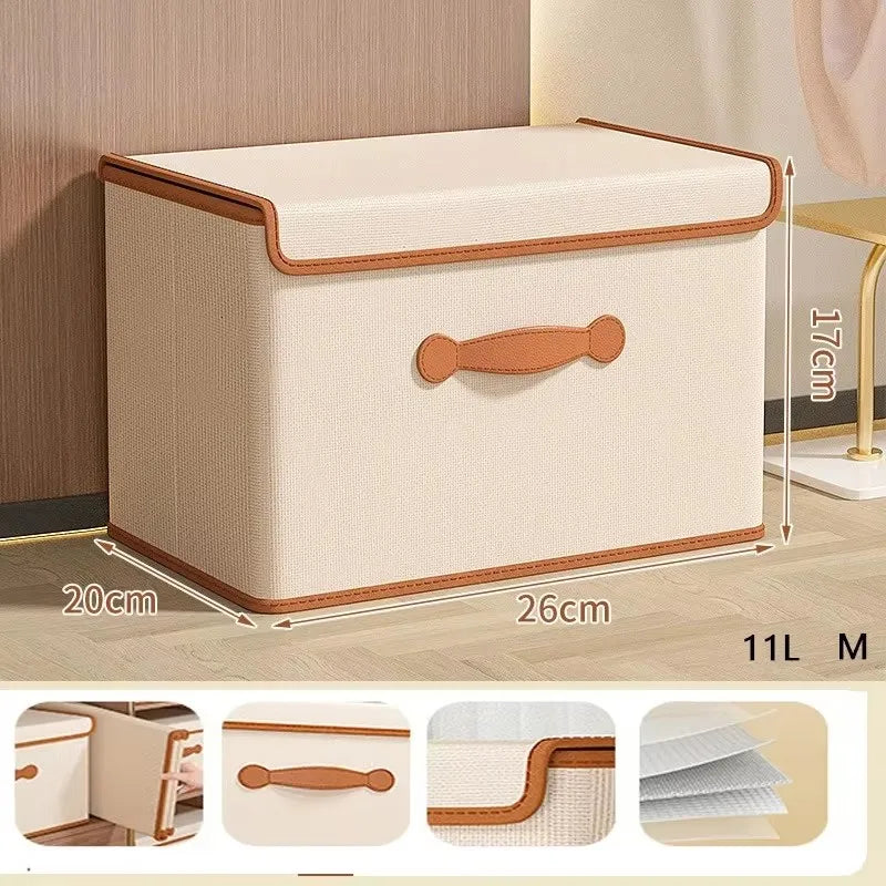 FoldCore - LinenStack Closet Storage Box System (LidLock Edition)