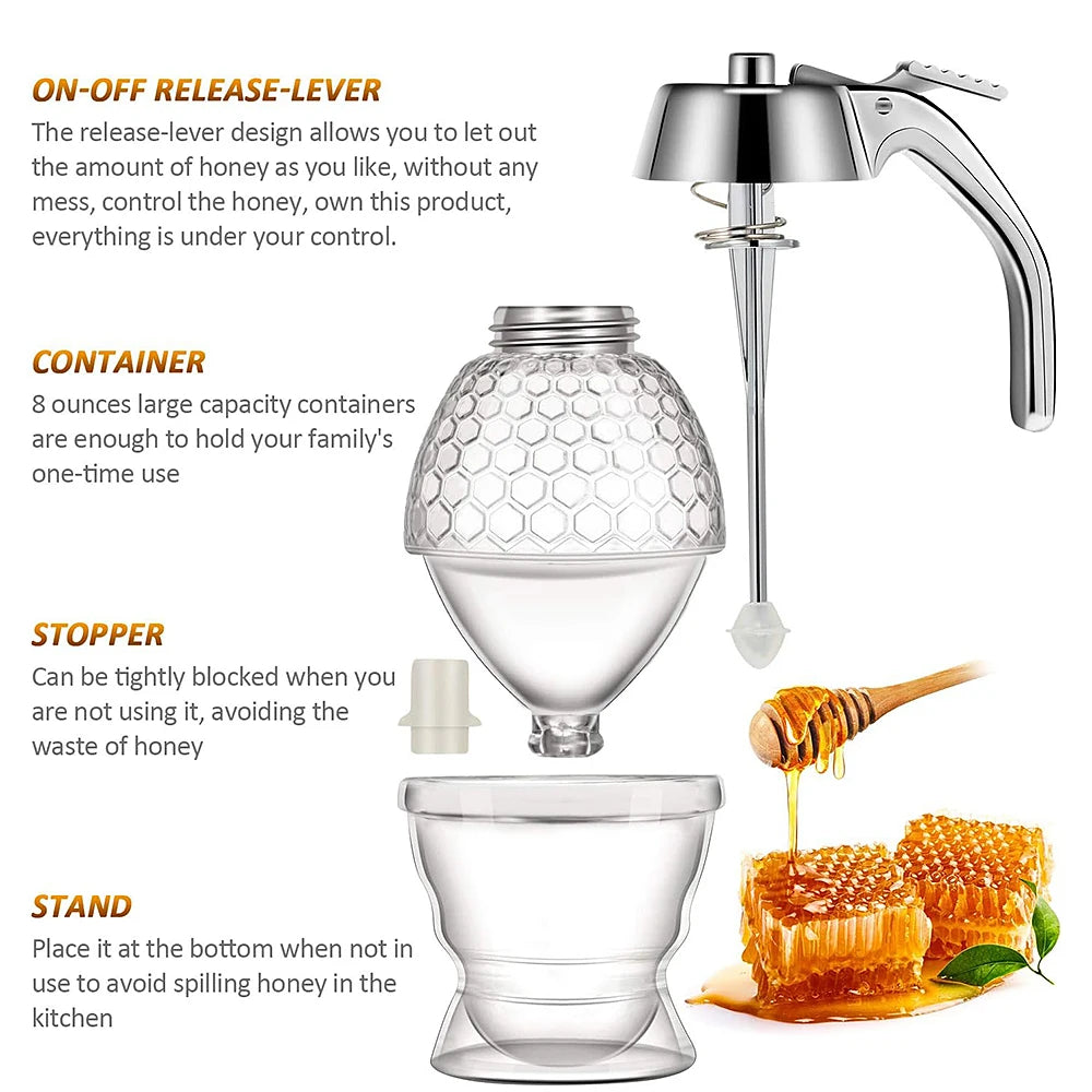 DripBee - No-Drip Honey Dispenser