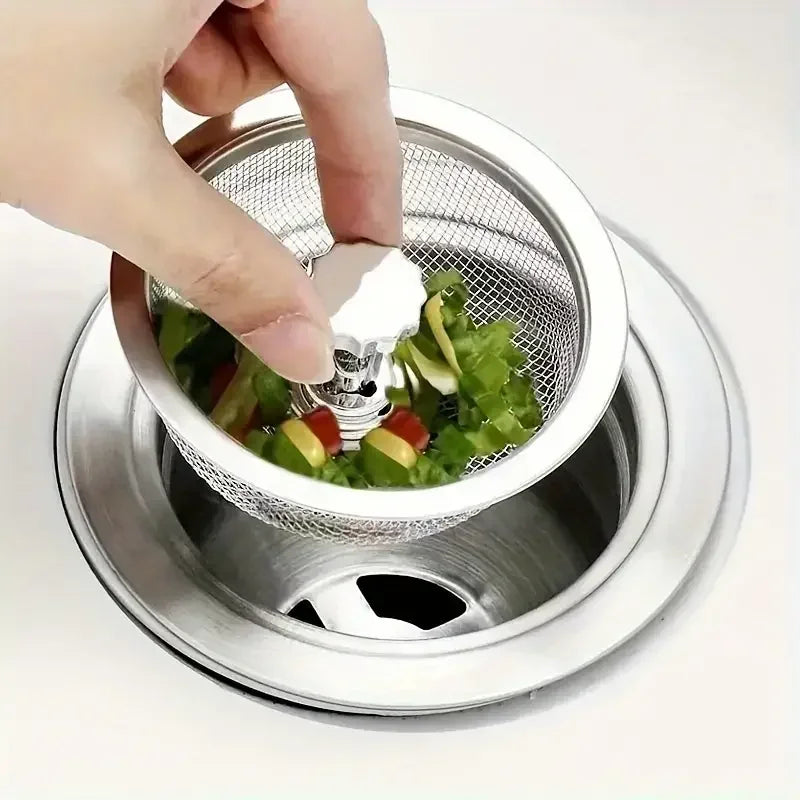 DrainGuard 360 Sink Food Catcher (Anti-Clog Steel Mesh Pro)