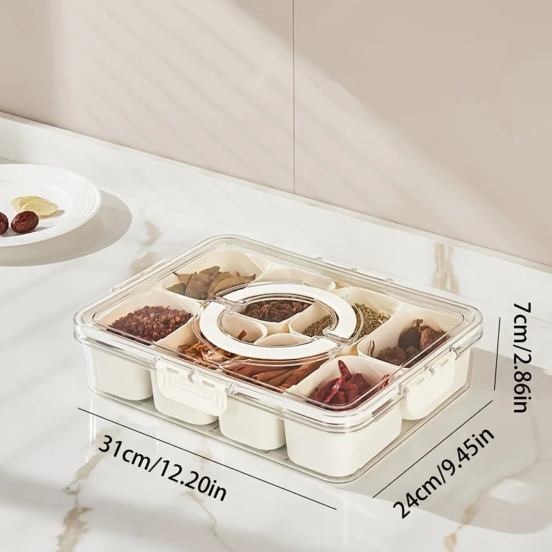 SmartStore Food Tray - 8 Grid Snack Box Container