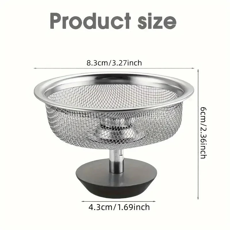 DrainGuard 360 Sink Food Catcher (Anti-Clog Steel Mesh Pro)