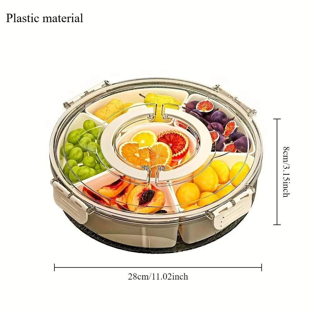 Snacksy - 5-Compartment Food Storage Tray