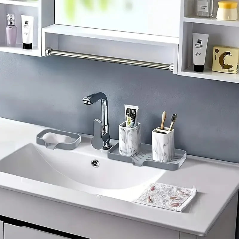 FlowDry Kitchen Tray - The No-Mess Sink Tray