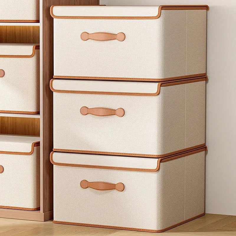 FoldCore - LinenStack Closet Storage Box System (LidLock Edition)