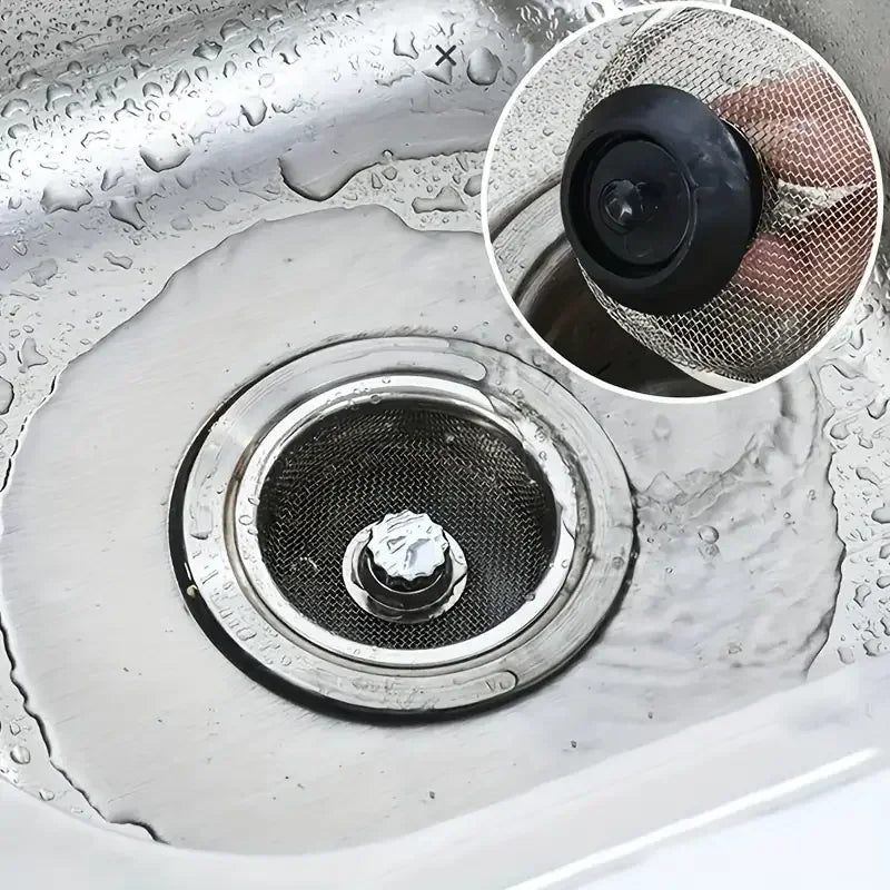 DrainGuard 360 Sink Food Catcher (Anti-Clog Steel Mesh Pro)