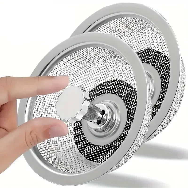 DrainGuard 360 Sink Food Catcher (Anti-Clog Steel Mesh Pro)