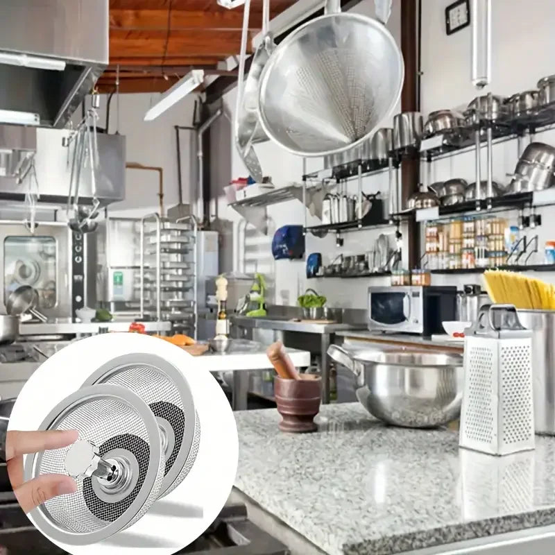 DrainGuard 360 Sink Food Catcher (Anti-Clog Steel Mesh Pro)