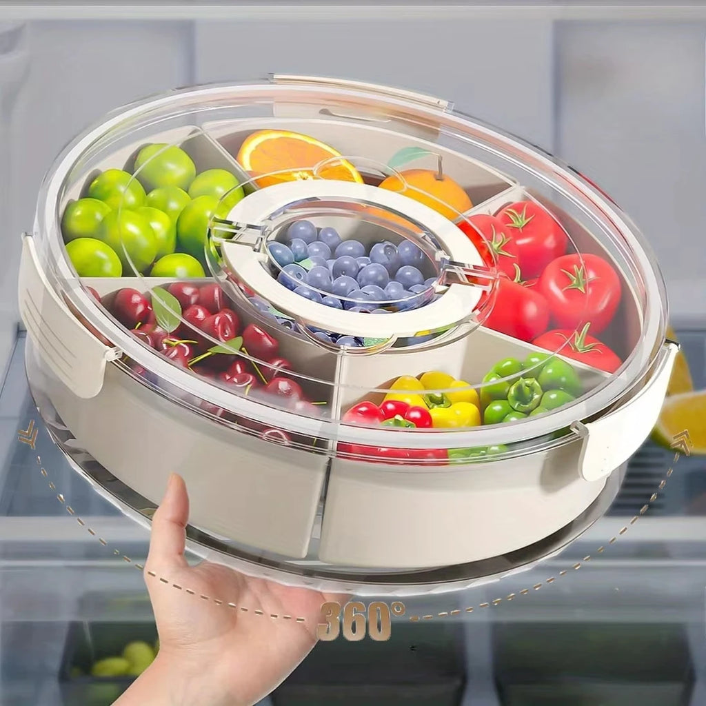 Snacksy - 5-Compartment Food Storage Tray