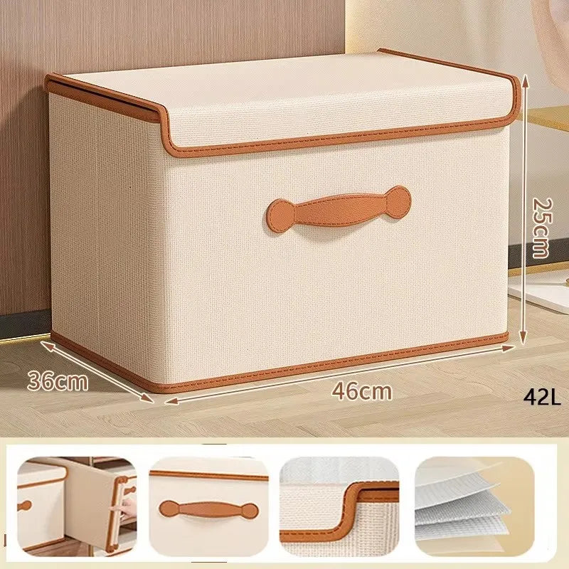 FoldCore - LinenStack Closet Storage Box System (LidLock Edition)