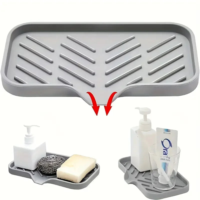 FlowDry Kitchen Tray - The No-Mess Sink Tray