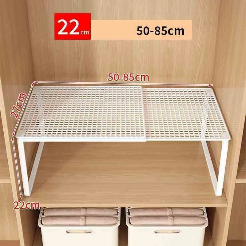FlexiStack Expandable Closet Shelf Doubler (SpaceMax Grid Edition)