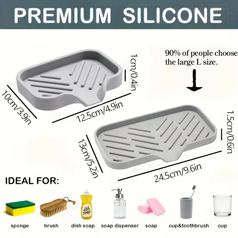 FlowDry Kitchen Tray - The No-Mess Sink Tray