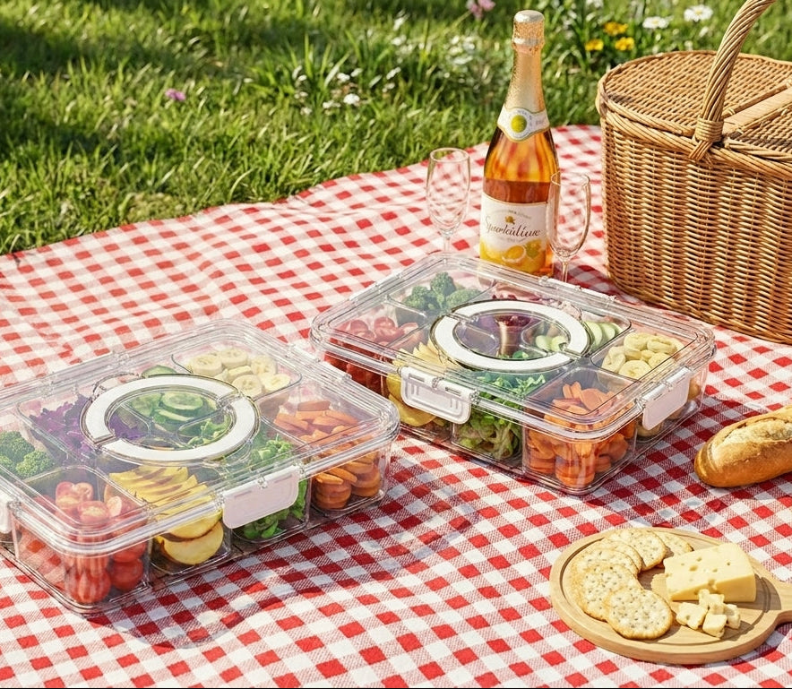 SmartStore Food Tray - 8 Grid Snack Box Container